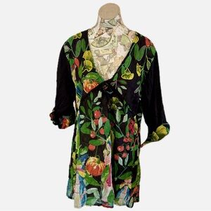 Antica Sartoria by Giacomo Cinque 100% Cotton Beach Cover Up Dress XL